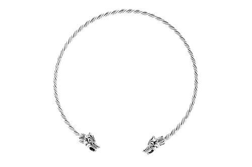 Wikinger Torques ROYA Ø 12.5 cm Frauen Halsreif Handgeschmiedet 925 Sterling Silber Wikinger Torques ROYA Ø 12.5 cm Frauen Halsreif Handgeschmiedet 925 Sterling Silber von Windalf