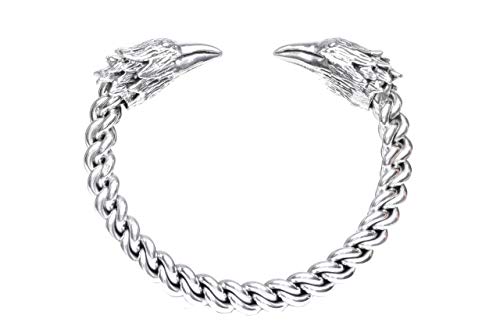 Großer Frauen Wikinger Armreif RAVONA Ø 6 cm Armschmuck Hugin & Munin 925 Sterlingsilber Großer Frauen Wikinger Armreif RAVONA Ø 6 cm Armschmuck Hugin & Munin 925 Sterlingsilber von Windalf