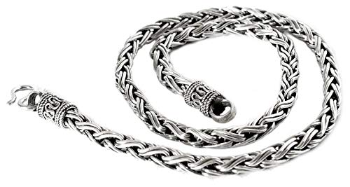 Windalf Massive Silber Halskette NORCA 40 cm Wikinger Halsschmuck Gliederkette Silberkette Handarbeit 925 Sterlingsilber Windalf Massive Silber Halskette NORCA 40 cm Wikinger Halsschmuck Gliederkette Silberkette Handarbeit 925 Sterlingsilber von Windalf