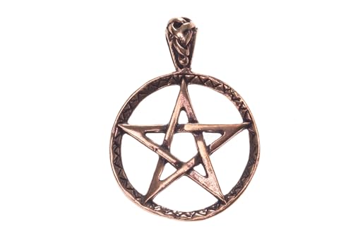 Windalf Schmuck Anhänger PENTAGRAMM 3.9 cm Schutzsymbol Bronze von Windalf