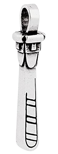 Windalf Silber Schmuck Anhänger SVANTEVIT 4.8 cm Slawische Gottheit Glücksamulett Fruchtbarkeit Fülle Kraftamulett 925 Sterlingsilber von Windalf