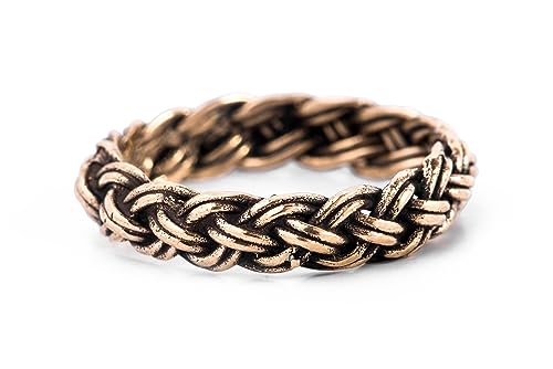 Windalf Wikinger Ring ALFADIR 5 mm Vikings Freundschaftsring Midi Ring Bronze (Bronze, 56 (18)) von Windalf