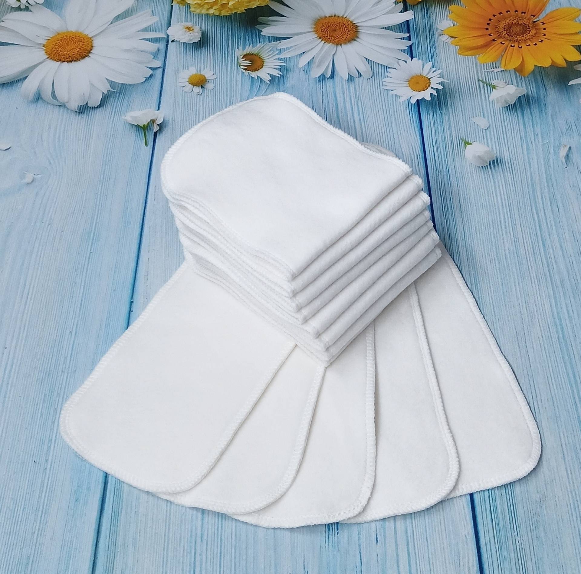 Bio Baumwolle Einlagen/Booster Einlagen Für Stoffwindeln/Windeleinlage von WindelfreiShop