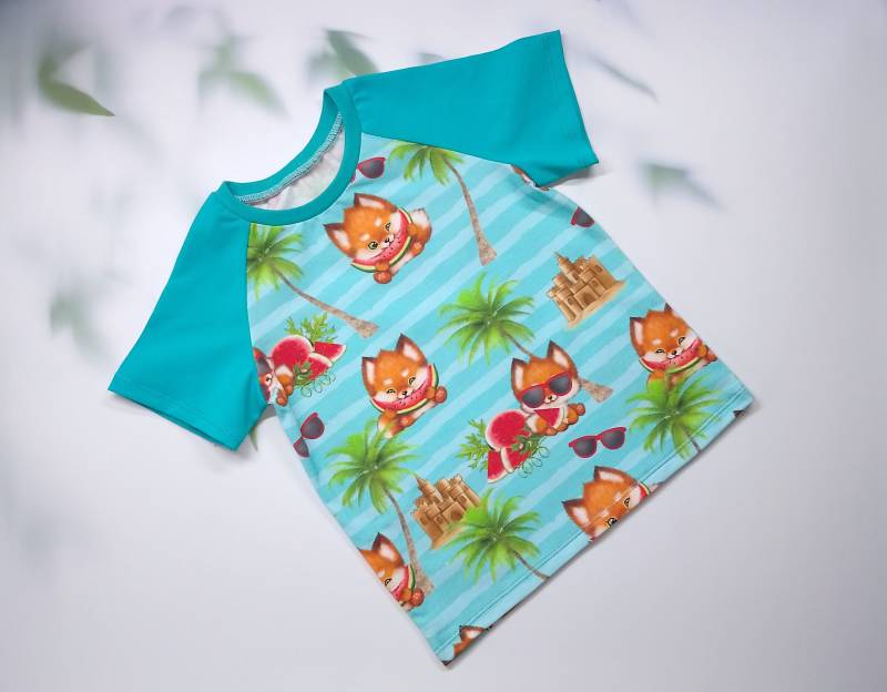 Kurzarmshirt Aus Bio Baumwolljersy/Gr.110/Sommershirt/Babyshirt/Kindershirt/T-Shirts von WindelfreiShop