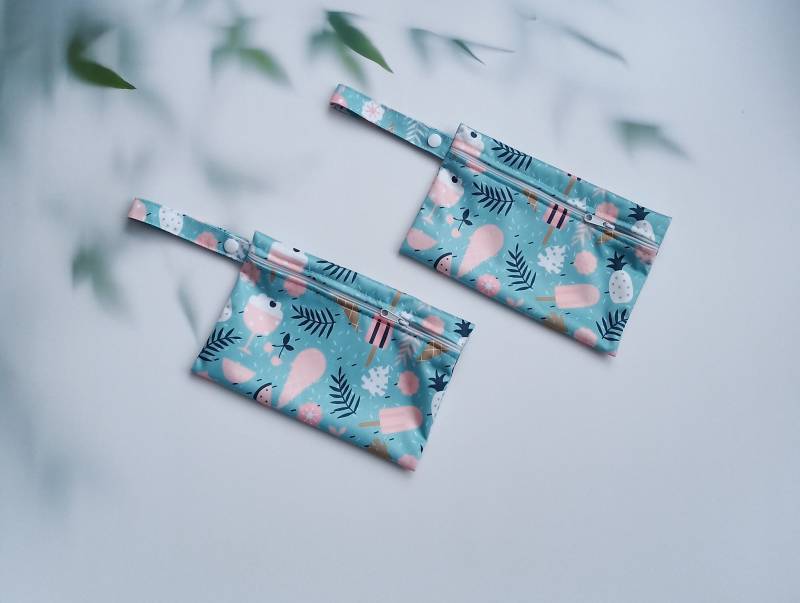 Mini Wetbag /Feuchttücher/Nasstasche/ Kita-Tasche/ Windeltasche/Schwimmbeutel /Wasserabweisend von WindelfreiShop