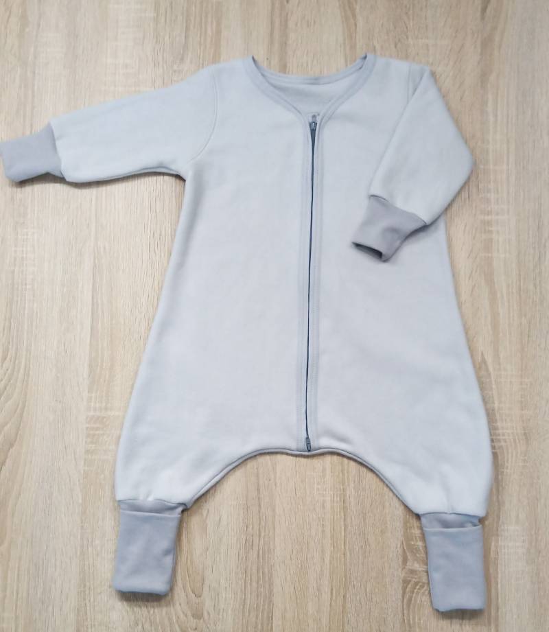 Babysack Mit Beinen/Gr.74-80/Herbst/Winter/Kuschelsack Baby/Baumwollfleece Baby/Baby Overall Winter von WindelfreiShop