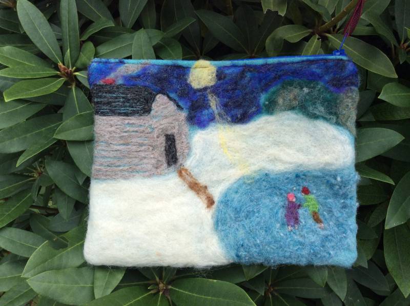 Kleine, Wollgefilzte Tasche Kleine, Wollgefilzte Tasche von WindmillDesigns4