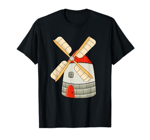 Windmühle Damen Herren Kinder Windmühlen T-Shirt Windmühle Damen Herren Kinder Windmühlen T-Shirt von Windmühlen Designs