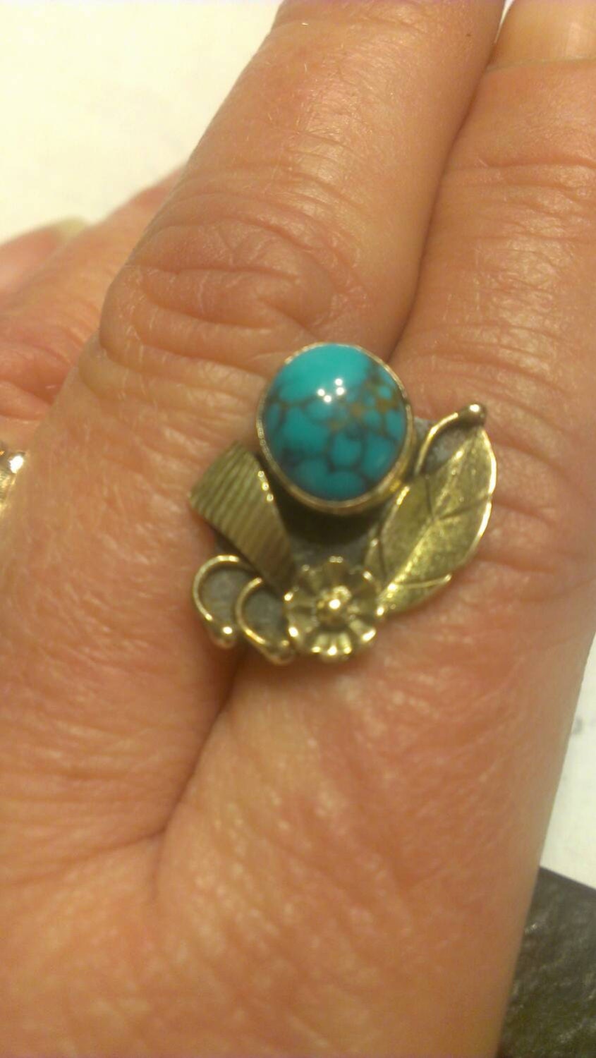 Vintage Native 14K Gold Signiert Lukas Billy Yazzie Anstecknadel Vintage Native 14K Gold Signiert Lukas Billy Yazzie Anstecknadel von WindowShoppingAtHome