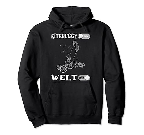 Kitebuggy An Welt Aus Strand Kite Buggy Strandsegler Pullover Hoodie von Windracer Strandsegeln Zubehör & Bekleidung Shop