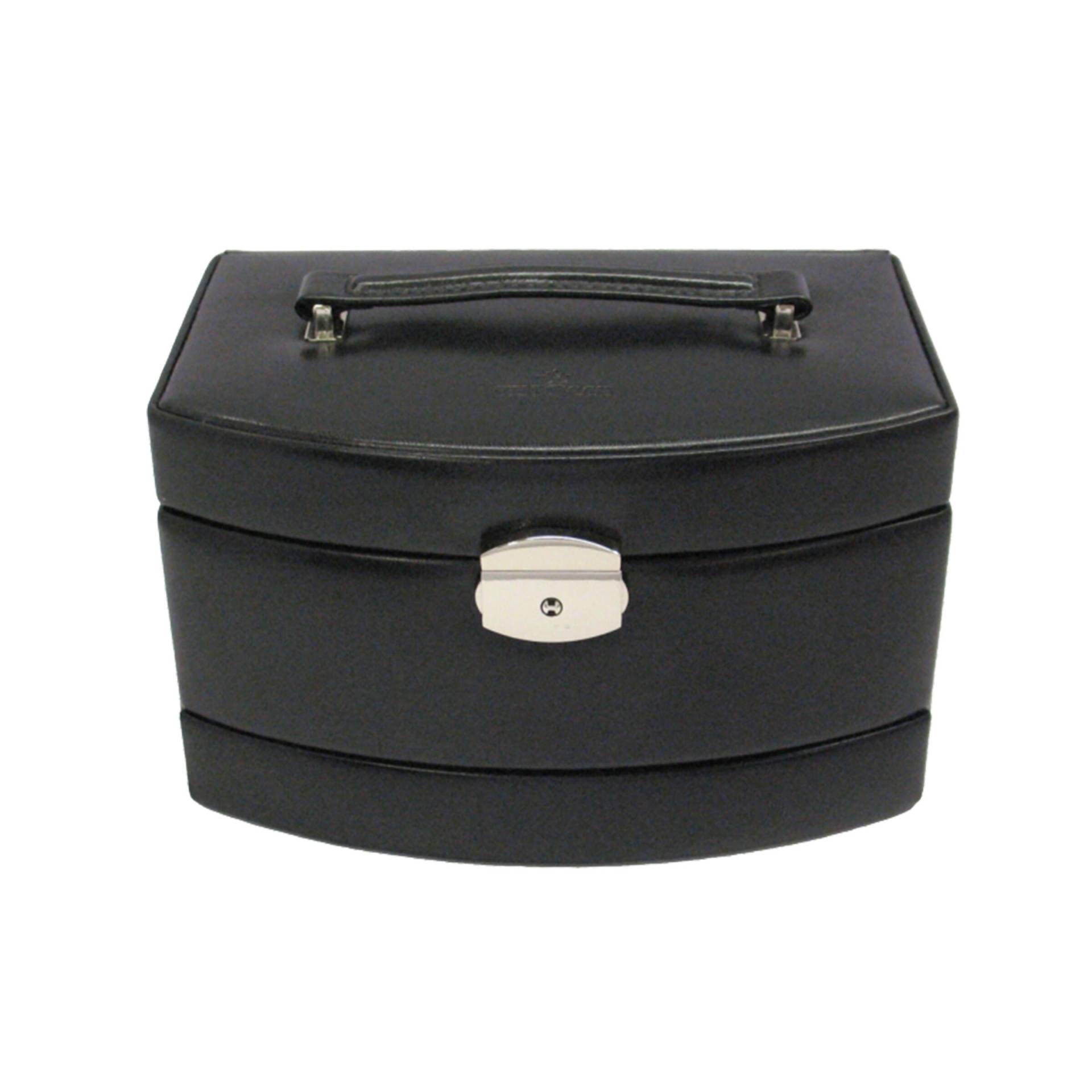 Windrose - Windrose Automatik-Schmuckkoffer Merino schwarz Schwarz von Windrose
