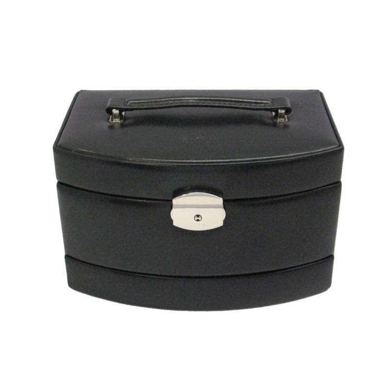Windrose - Windrose Automatik-Schmuckkoffer Merino schwarz Schwarz von Windrose