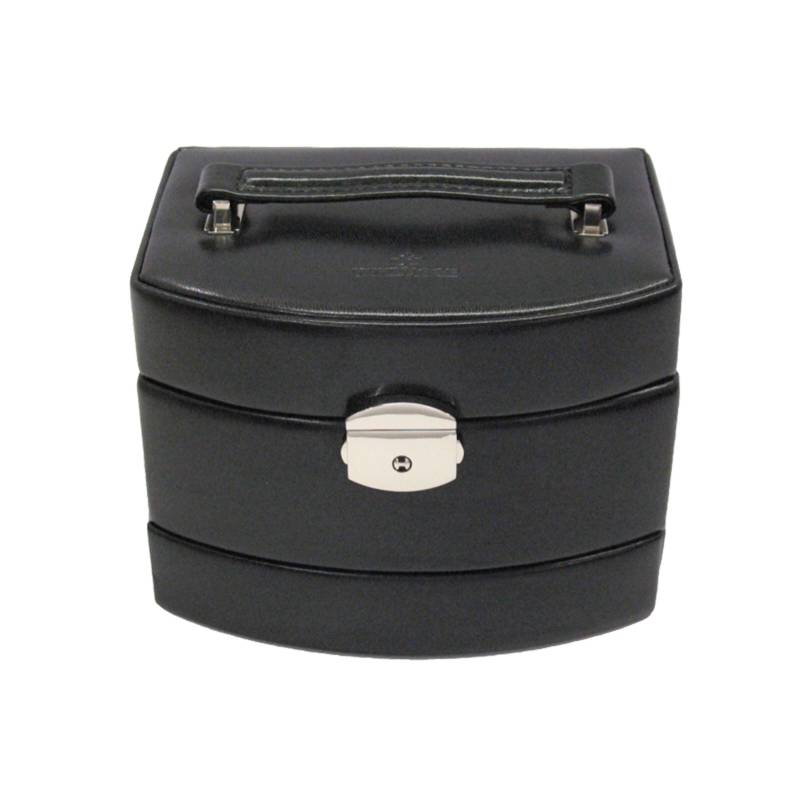 Windrose - Windrose Automatik-Schmuckkoffer Merino schwarz Schwarz von Windrose