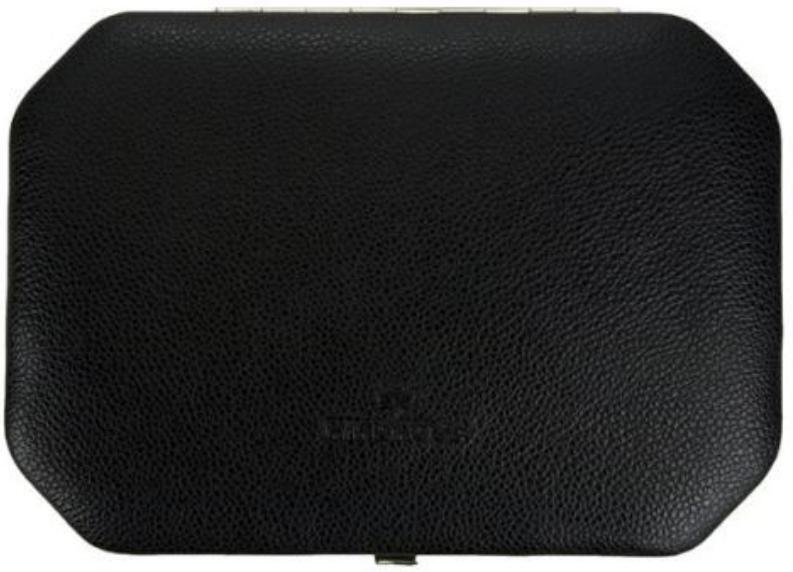 Windrose - Windrose Beluga Manicure Bügel 2Scheren 1Zange echt Rindleder schwarz Schwarz von Windrose