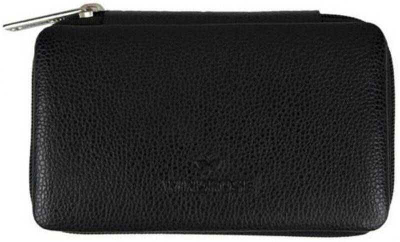 Windrose - Windrose Beluga Manicure mit RV 2Scheren 1Zwicker echt Rindleder schwarz Schwarz von Windrose