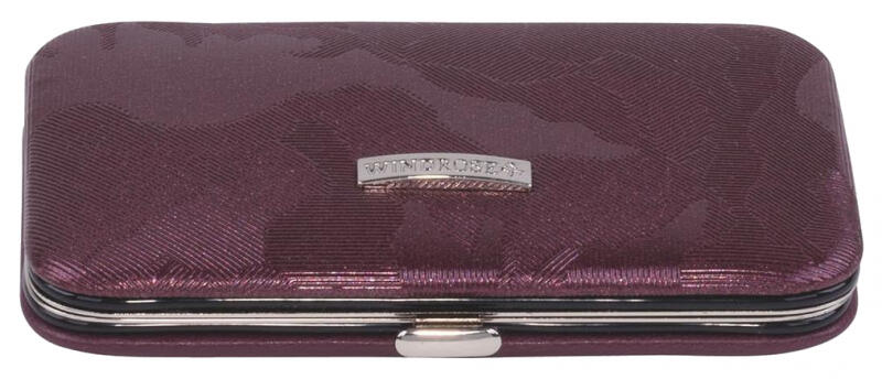 Windrose - Windrose Camouflage Manicureetui mit 2 Scheren bordeaux Rot von Windrose