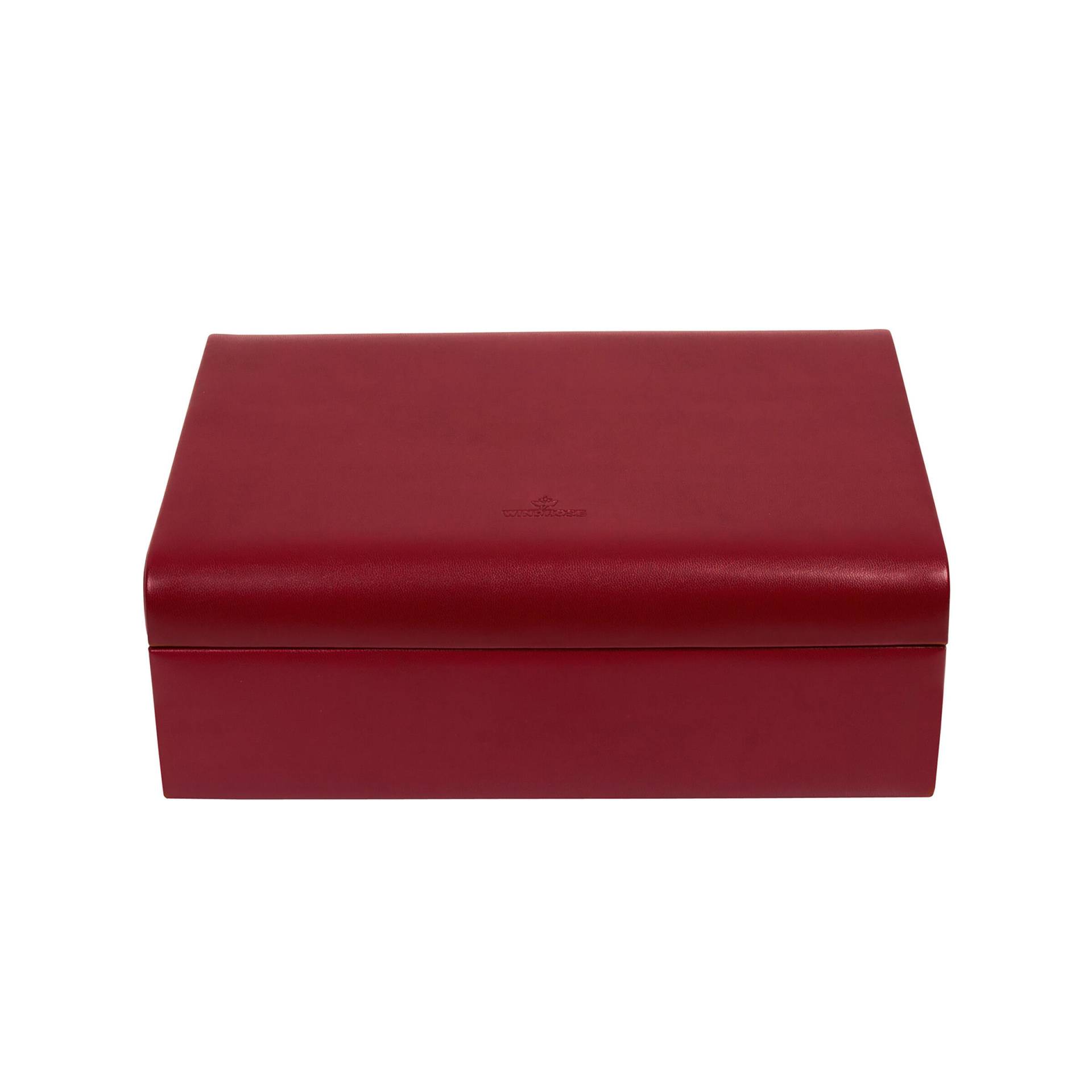 Windrose - Windrose Charmbox Merino rot Rot von Windrose