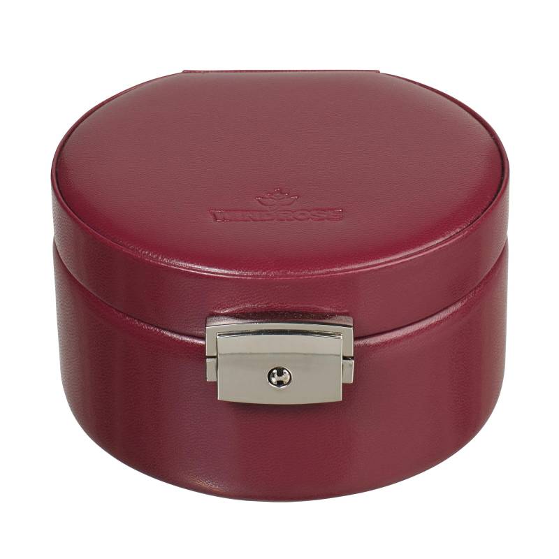 Windrose - Windrose Schmuckdose rund Merino rot von Windrose