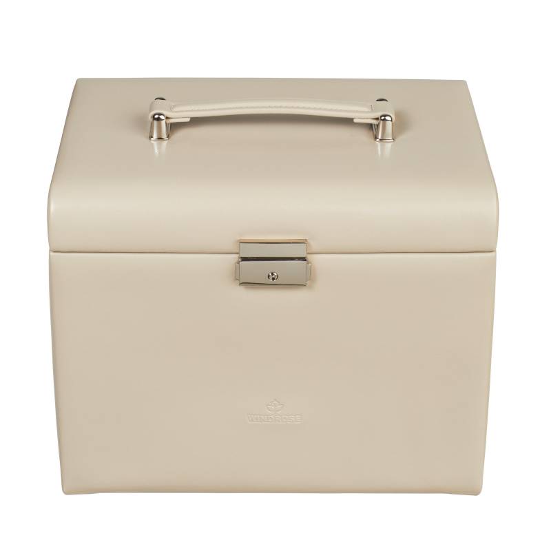 Windrose - Windrose Schmuckkoffer Merino Moda beige Beige - Gr. - L von Windrose