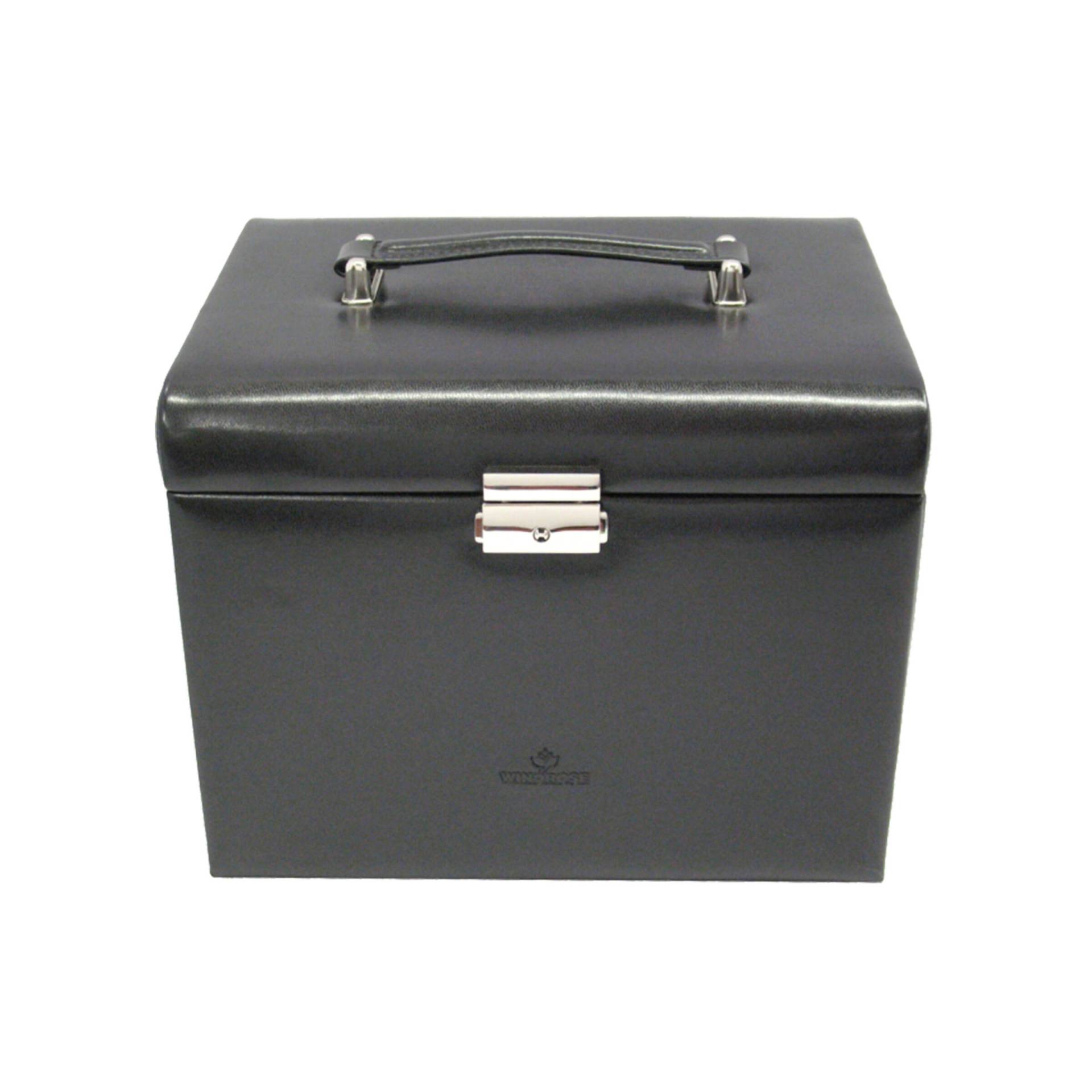 Windrose - Windrose Schmuckkoffer Merino schwarz von Windrose