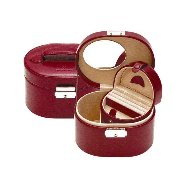 Windrose - Windrose Schmuckkoffer klein Merino rot Rot von Windrose