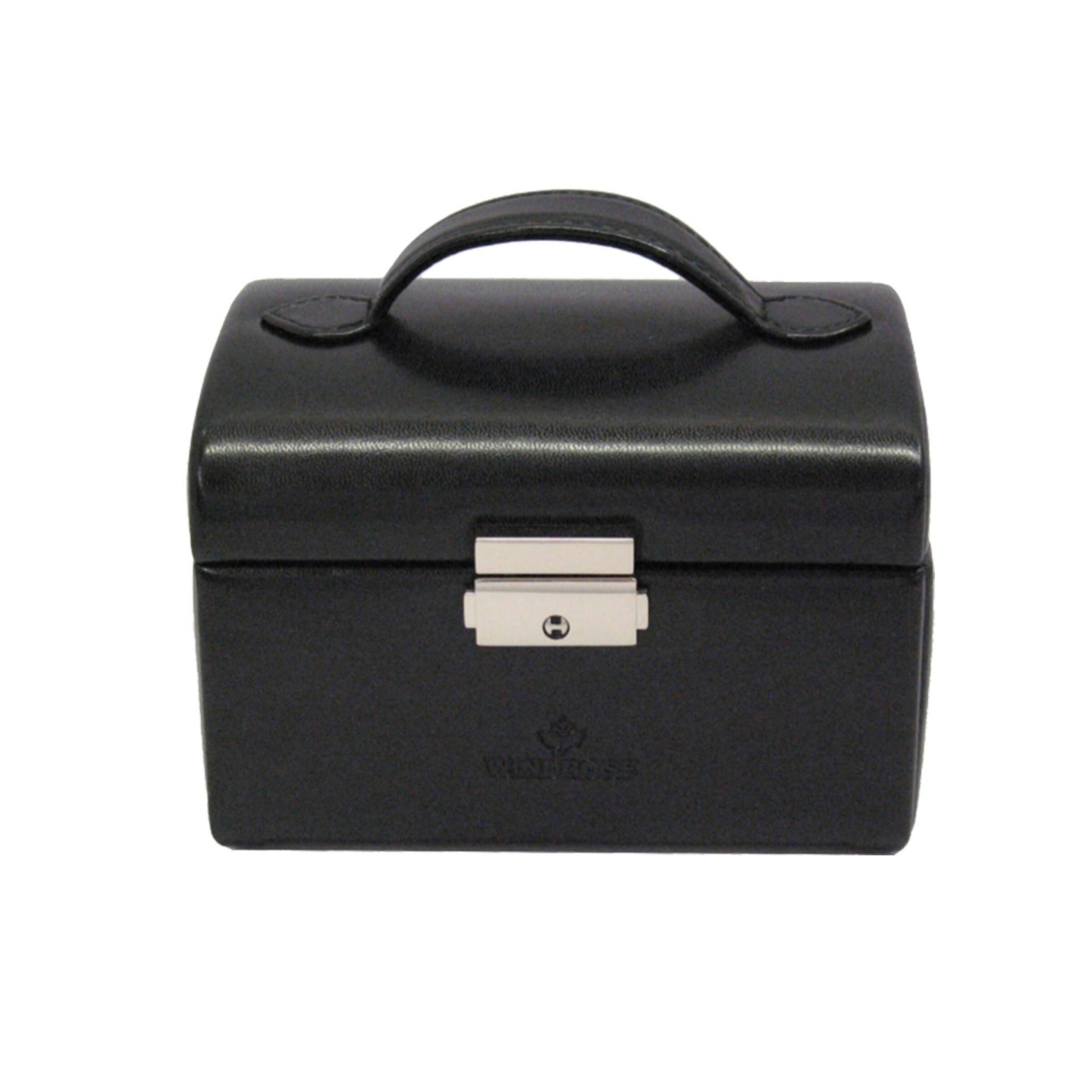 Windrose - Windrose Schmuckkoffer klein Merino schwarz Schwarz von Windrose