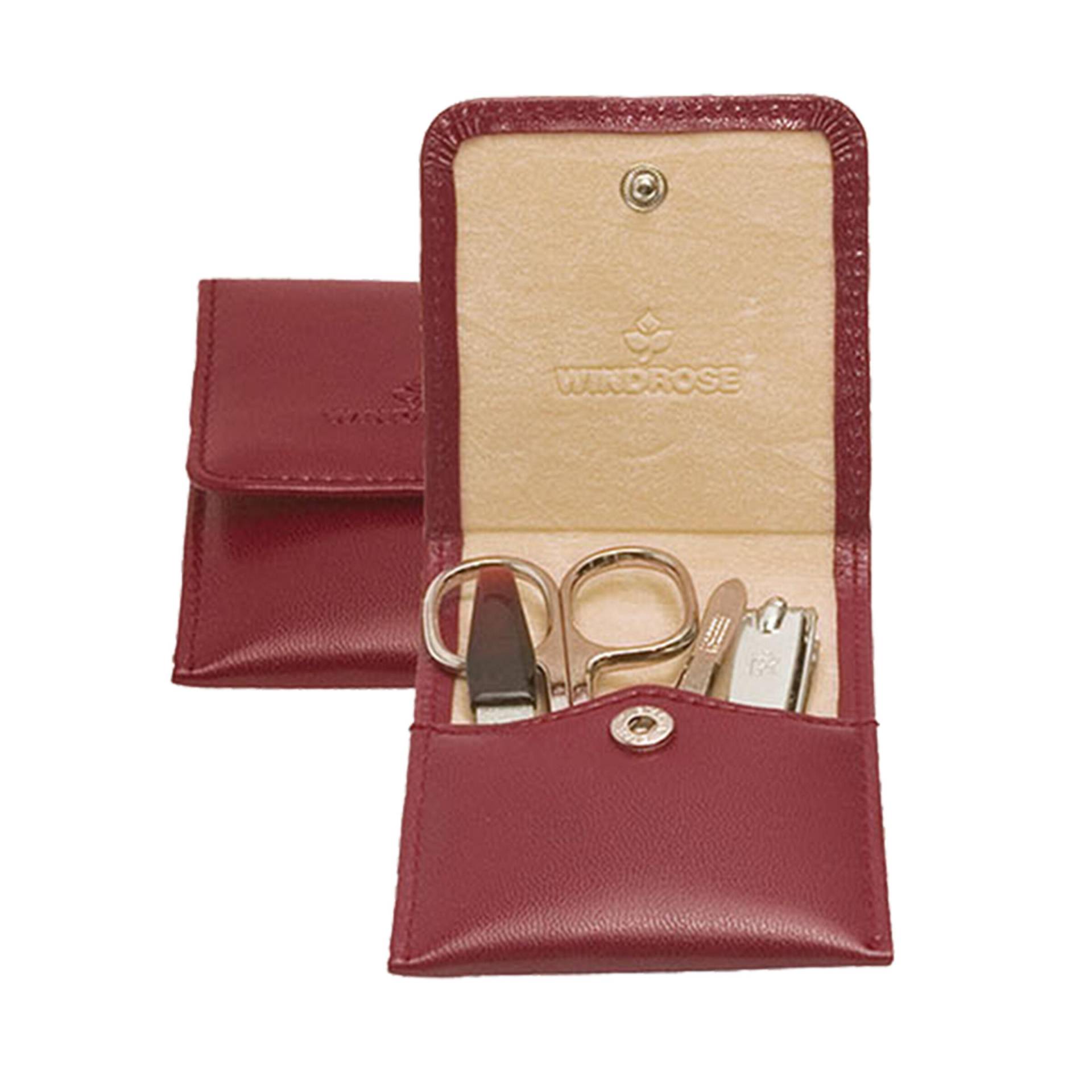 Windrose - Windrose Taschenmanicure Merino rot Rot von Windrose