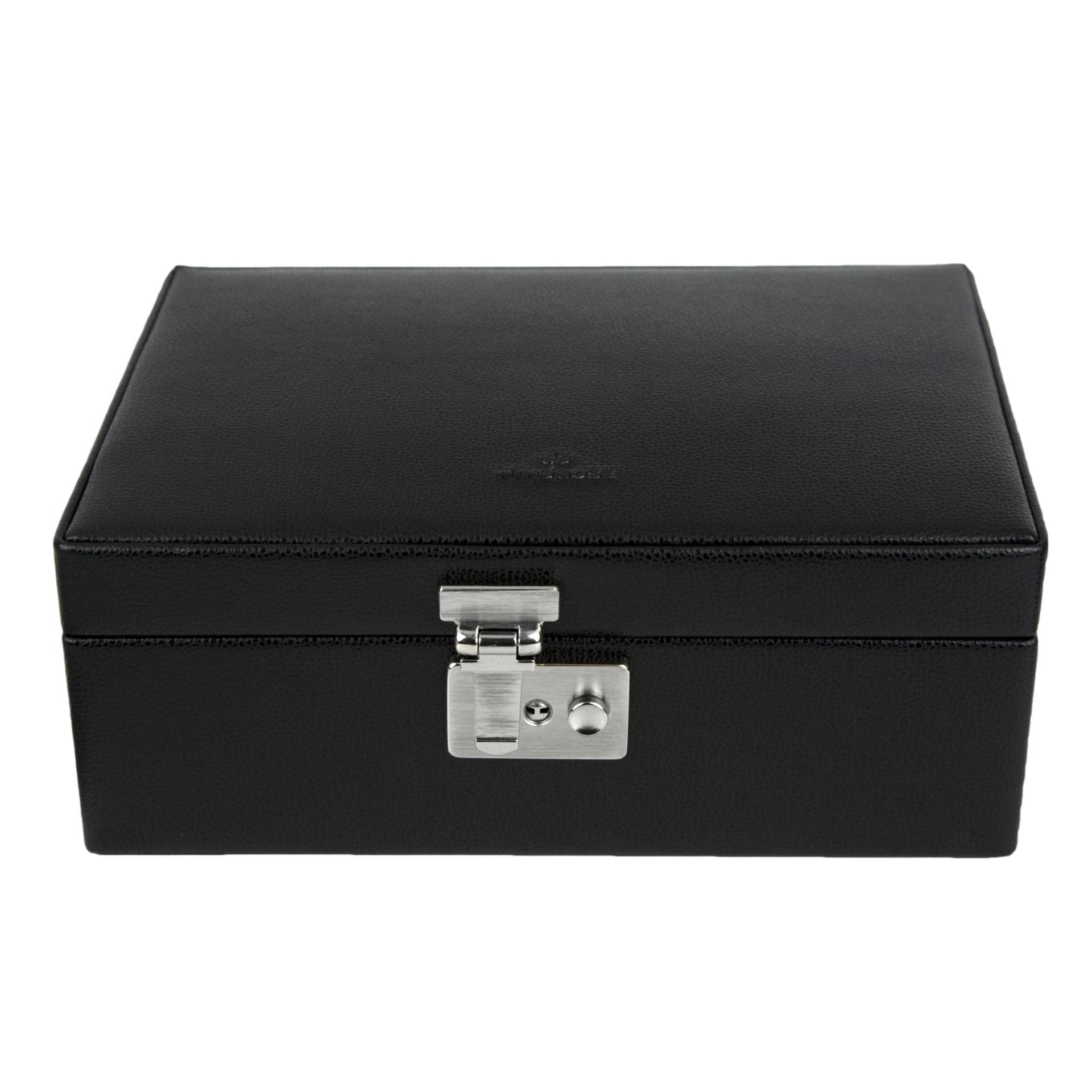 Windrose - Windrose Uhrenkoffer Beluga schwarz Schwarz von Windrose