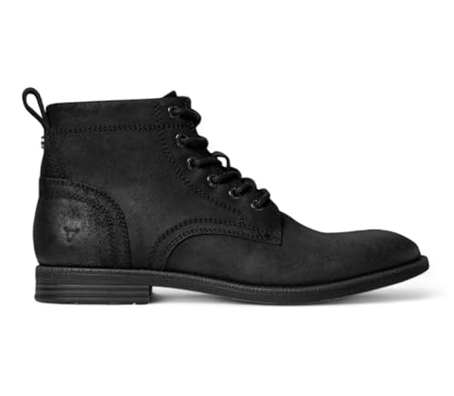 Windsorsmith Herren Schwarz Leder Chukka Knöchel Desert Stiefel - Sebastien von Windsor Smith