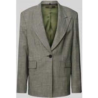 Windsor Blazer mit Glencheck-Muster in Mittelgrau, Größe 44 von Windsor