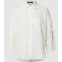 Windsor Bluse in unifarbenem Design in Offwhite, Größe 46 von Windsor