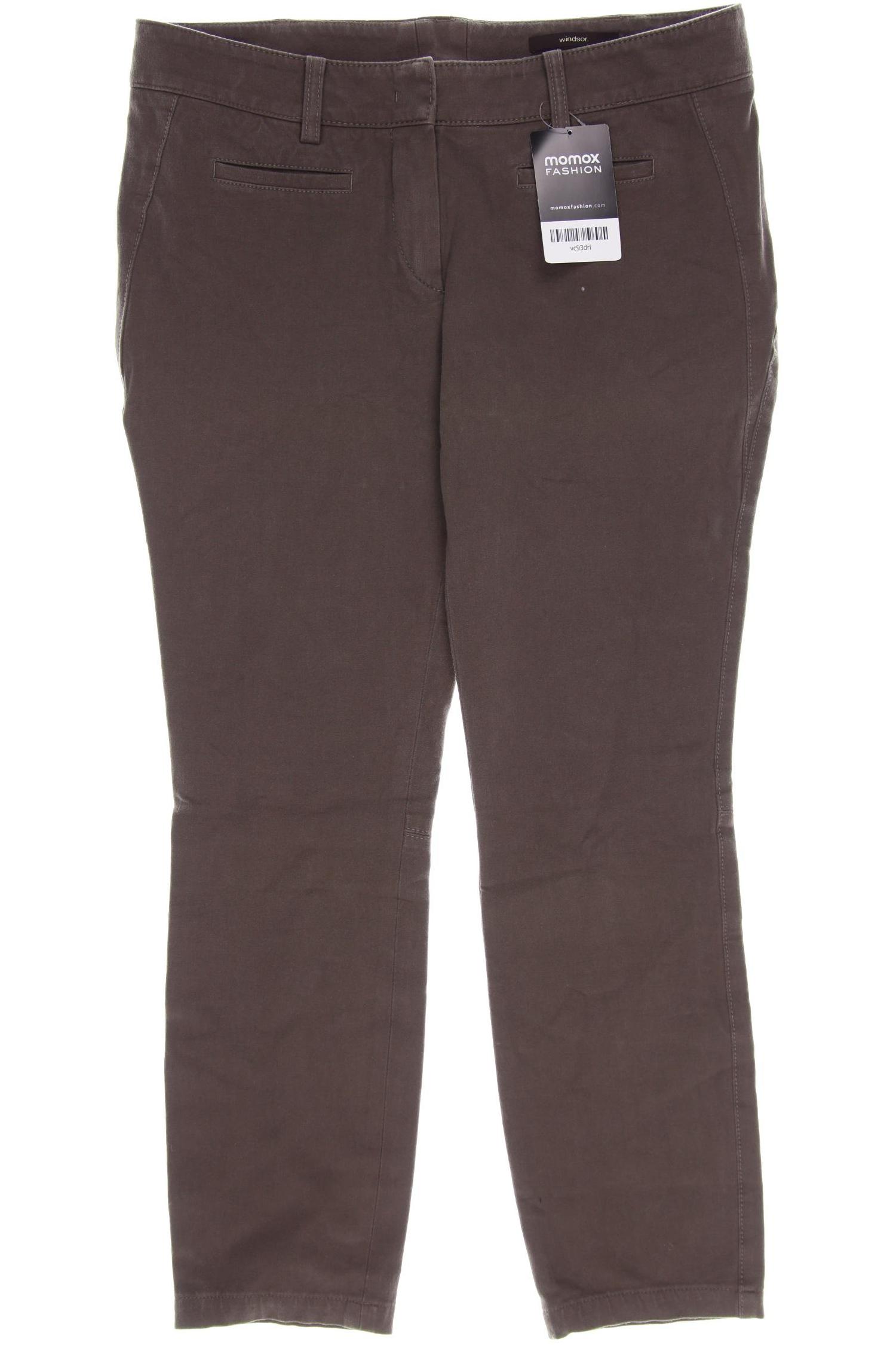 Windsor Damen Stoffhose, braun von Windsor