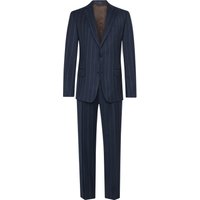 Windsor Einreihiger Anzug aus Schurwolle mit Streifen, Regular Fit in 52 von Windsor