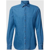 Windsor Freizeithemd in Denim-Optik Modell 'Livio' in Jeansblau, Größe 38 von Windsor