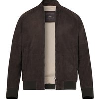 Windsor Herren Lederblouson braun Ziegenvelours unifarben von Windsor