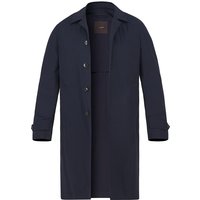 Windsor Herren Mantel blau Mikrofaser unifarben von Windsor