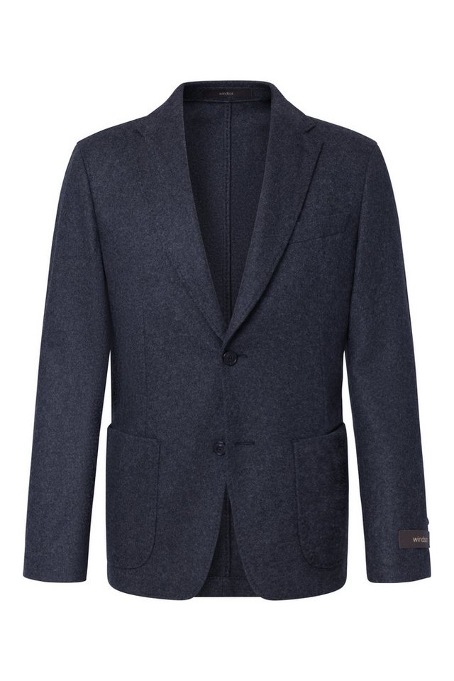 Windsor Jerseysakko Kaschmir Sakko mit aufgesetzten Taschen Giro - Gerade von Windsor