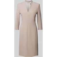 Windsor Knielanges Kleid mit V-Ausschnitt in Mauve, Größe 38 von Windsor