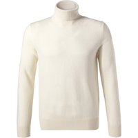 Windsor Herren Rollkragenpullover weiß Kaschmir unifarben von Windsor