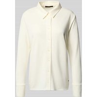Windsor Regular Fit Bluse aus Lyocell-Mix mit Label-Detail in Offwhite, Größe 36 von Windsor