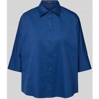 Windsor Regular Fit Bluse mit 3/4-Arm in Royal, Größe 36 von Windsor