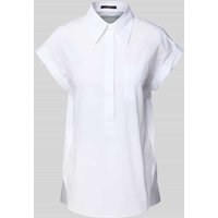 Windsor Regular Fit Blusenshirt mit Brusttasche in Weiss, Größe 40 von Windsor