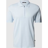 Windsor Regular Fit Poloshirt mit Label-Detail in Hellblau, Größe L von Windsor