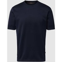 Windsor T-Shirt im unifarbenen Design Modell 'Floro' in Marine, Größe M von Windsor