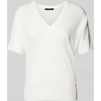 Windsor T-Shirt mit gerippten Abschlüssen in Offwhite, Größe 38 von Windsor