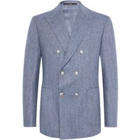 Windsor Zweireihiger Blazer aus einem Woll-Mix mit Fischgrätmuster, Shaped Fit in 52 von Windsor