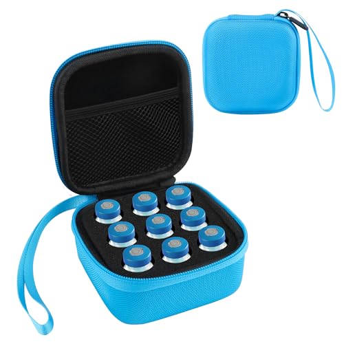 Windspeed Insulinfläschchenhalter mit 9 Schlitzen, leichte Insulin-Kühlschrank-Aufbewahrungstasche, Tragetasche für Organizer, 10-ml-Phiole mit Reißverschluss (11,5 x 11,5 x 7,2 cm) von Windspeed