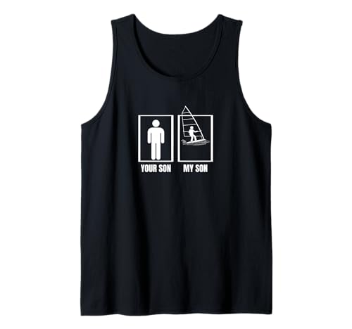 Windsurfer Your Son My Son Dad Mama Lustiges Windsurfen Tank Top Windsurfer Your Son My Son Dad Mama Lustiges Windsurfen Tank Top von Windsurf Gifts For Men And Women
