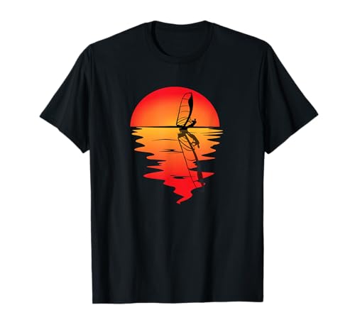 Windsurfen Sunset Windsurf Herren Damen Surfen T-Shirt Windsurfen Sunset Windsurf Herren Damen Surfen T-Shirt von Windsurfen Kleidung Damen Windsurf Geschenke
