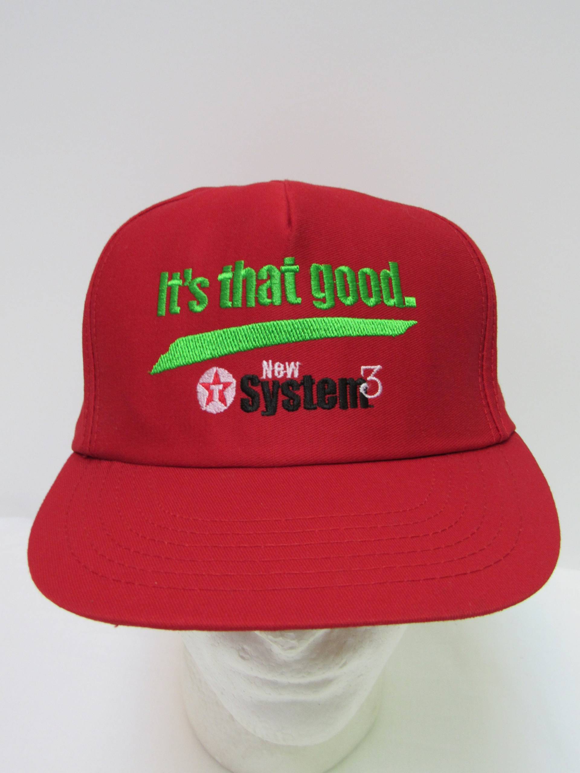 Vintage Texaco New System 3 Trucker Hat - in Den Usa Hergestellte Snapback von Windwalkerhats